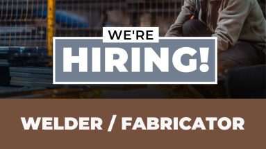 Welder - Fabricator Permanent Vacancy