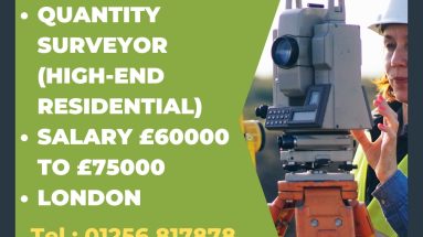 Quantity Surveyor High-end Residential Vacancy