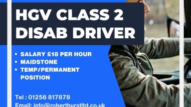 HGV Class 2 DISAB Driver Vacancy