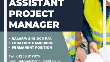 Assistant Project Manager Permanent Vacancy 2