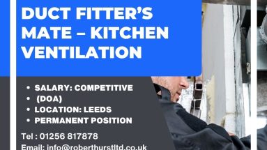 Duct Fitter’s Mate – Kitchen Ventilation - Vacancy