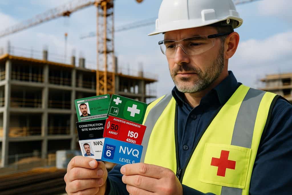 man showing Technical Knowledge and Certifications