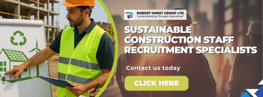 Sustainable Construction Recruitment footer banner