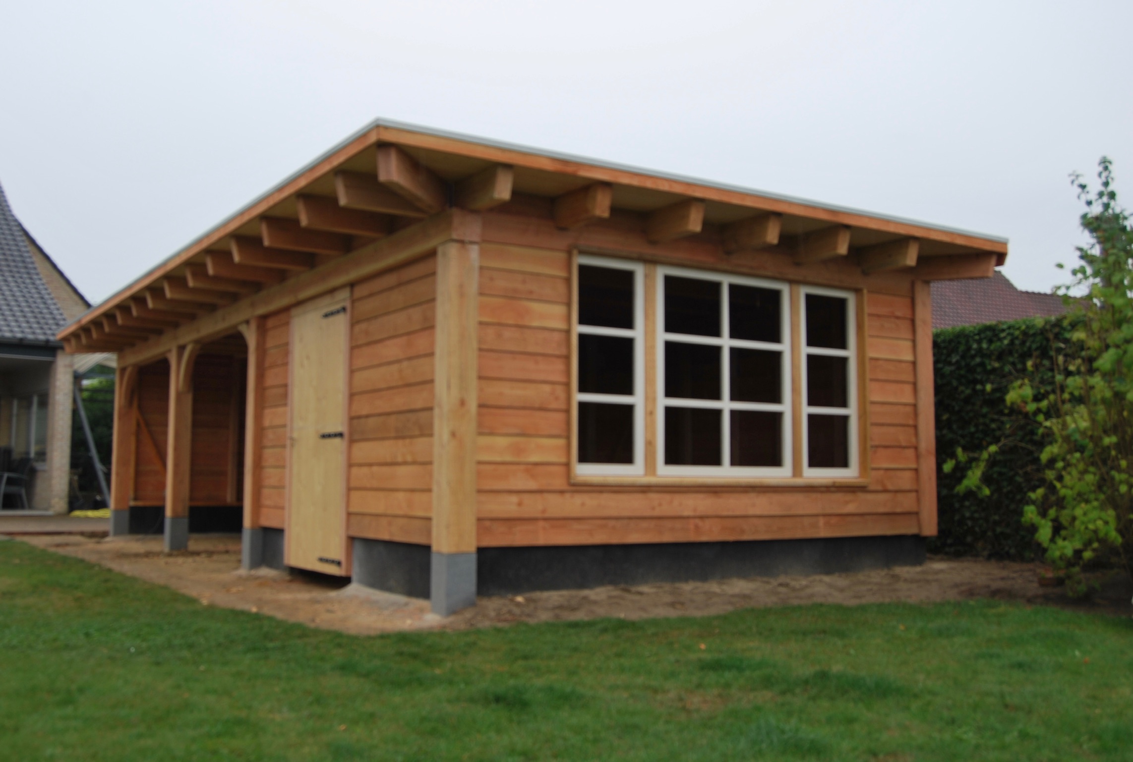 Tuinhuis schuur plat dak