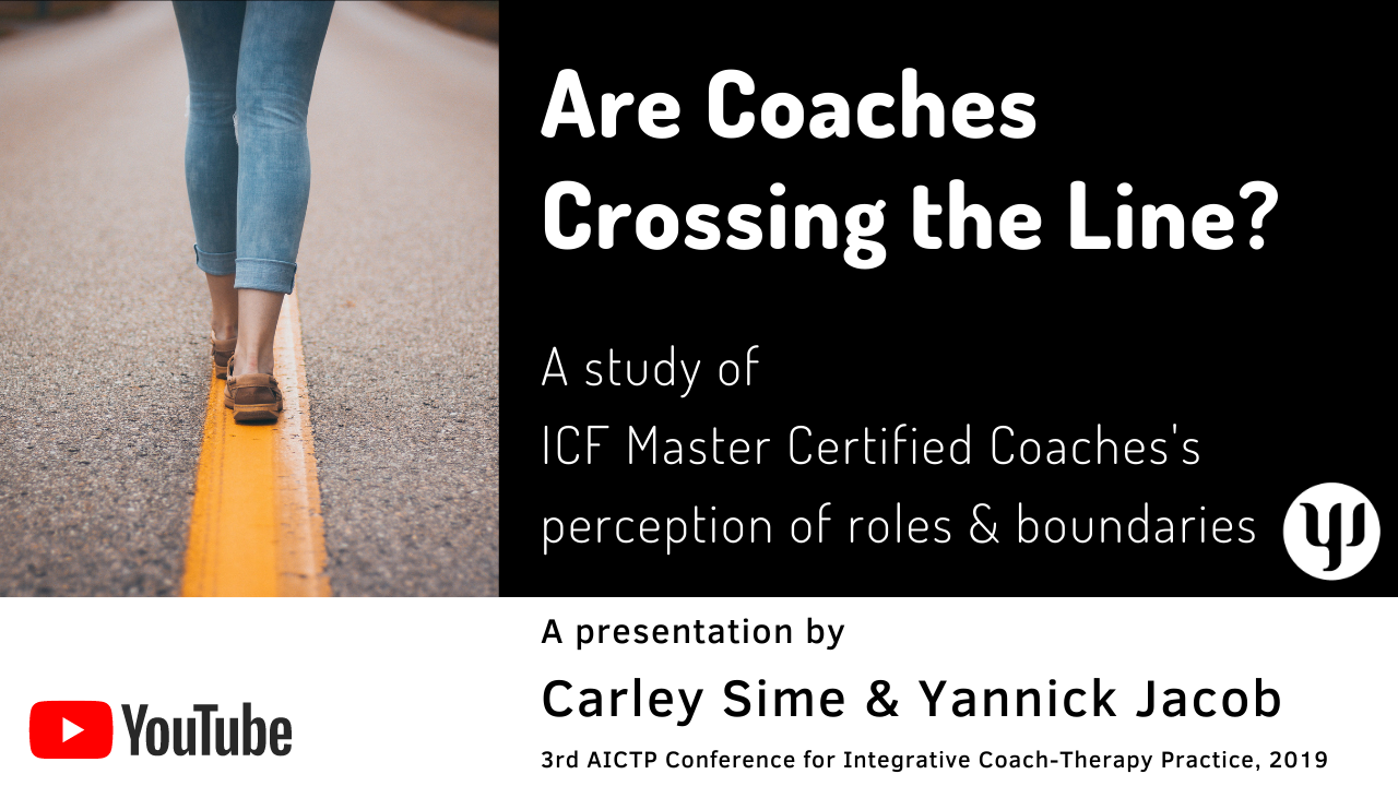 AICTP Conference for Integrative Coach-Therapy Practice, Yannick Jacob