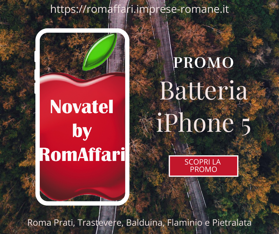 Cambio Batteria Apple iPhone Roma - PROMO 50% Batterie Apple