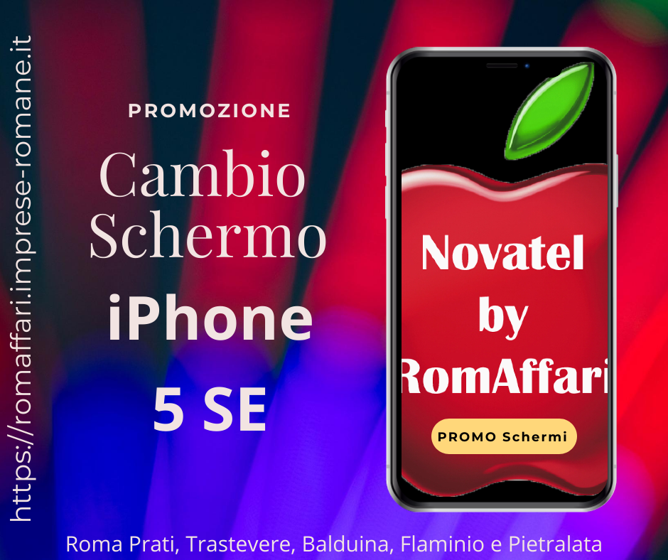 Riparazione Schermo Apple iPhone Roma - PROMO 50% Apple