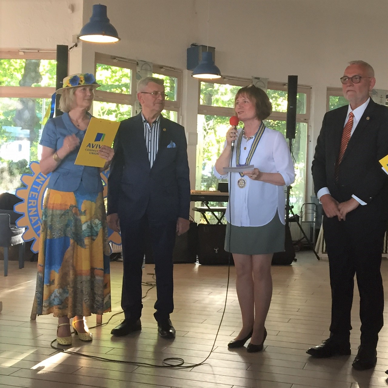 Bendt Haverberg was installed as President of Sopot International Rotary Club