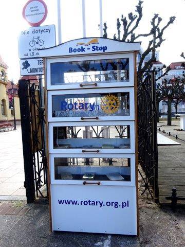 Rotary bookstop, Sopot