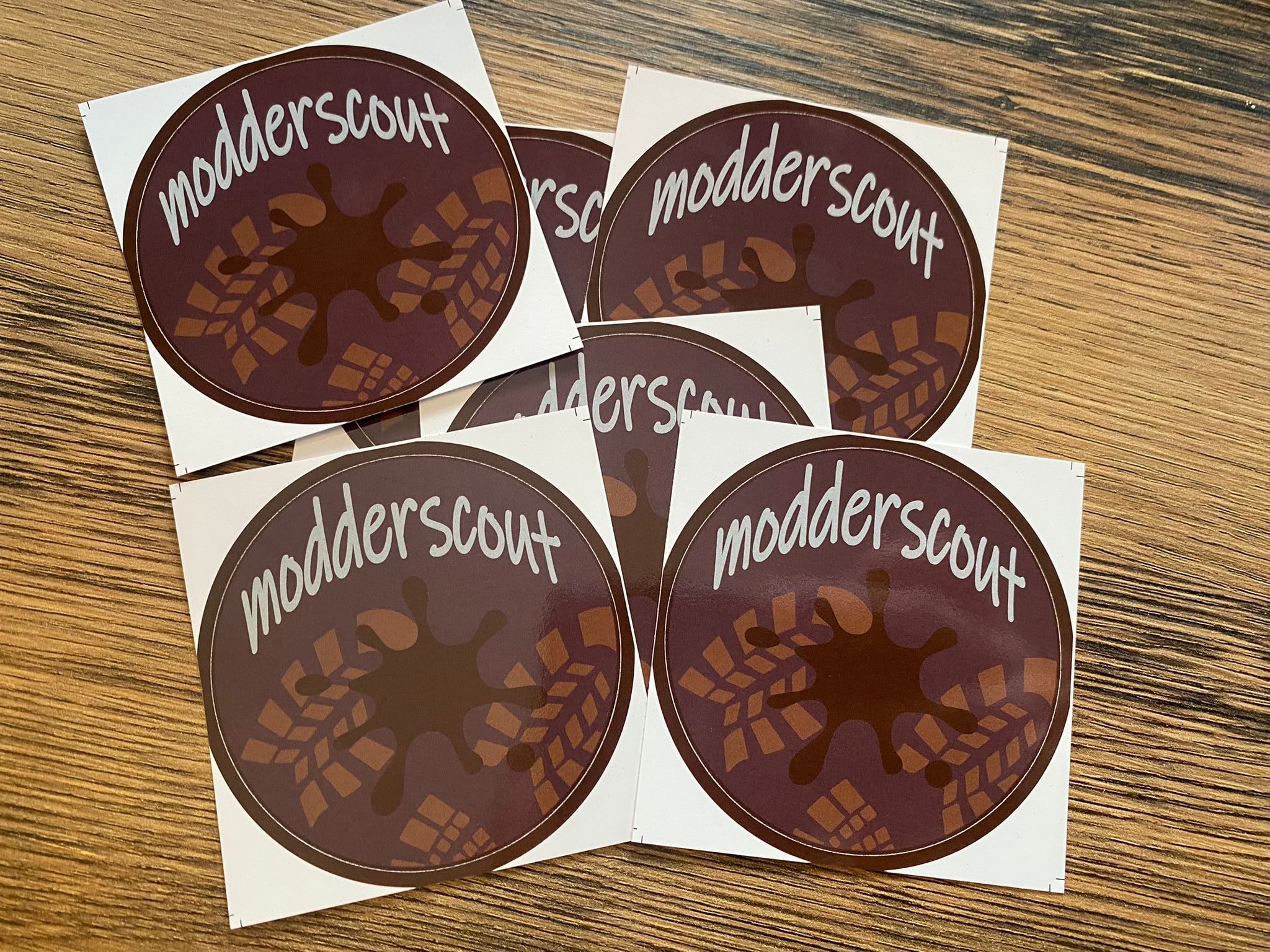 Modderscout Sticker – Set van 10 stuks