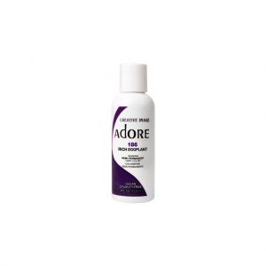 Adore Semi Permanent Hair Colour Dye - 186 Rich Eggplant 118ml