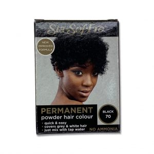 Sta-sof-fro Permanent Powder Hair Colour (Black)70 8g