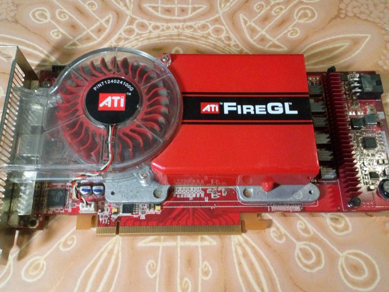 ATI FireGL V7350 1GB PCI-Express Dual DVI Workstation Grafikkort