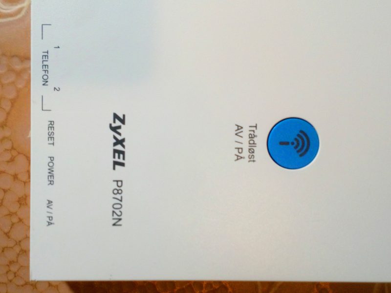ZyXEL P8702N Bredbåndsruter