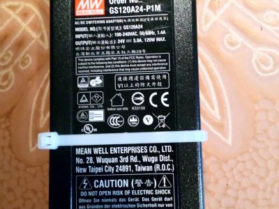 SOLGT - MEAN WELL GS120A24-P1M AC/AC 24V 5,0A 120W Adapter