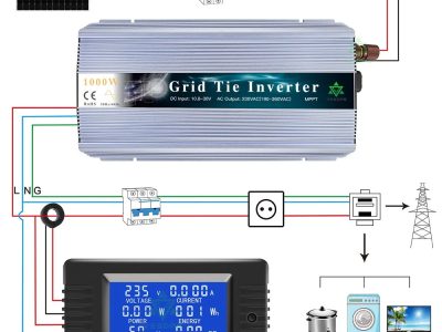 MPPT 1000W Grid Tie Inverter for Solar Pure Sine Wave