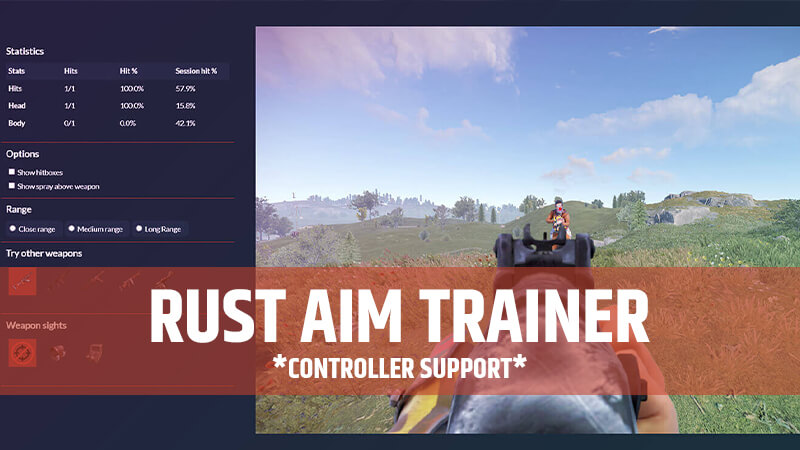 Rust Aim Training Console - #1 Trainer for Rust - Rusttips | Aim Trainer,  Calculators, Guides & more