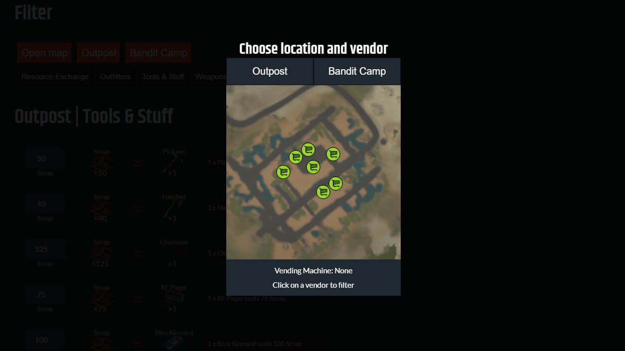 Rust Outpost & Bandit Camp Calculator Rusttips Aim Trainer, Calculators, Guides & more