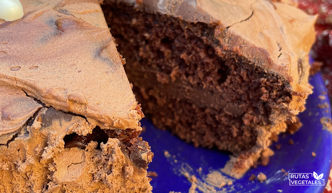 Receta de muerte por chocolate vegana | Rutas Vegetales