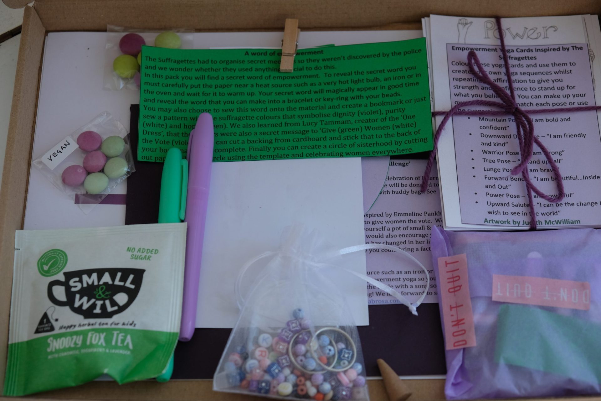 IWD Family Empowerment Box - The Suffragettes - Image 4