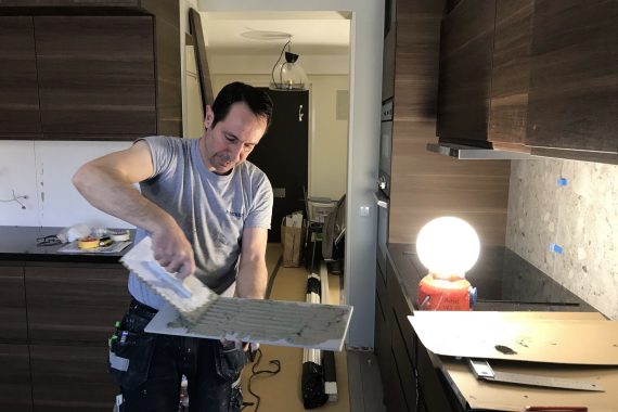 Renovering av kök på Eksätravägen, Uppsala