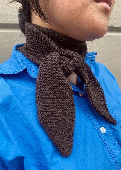 Rosie scarf strikkeopskrift