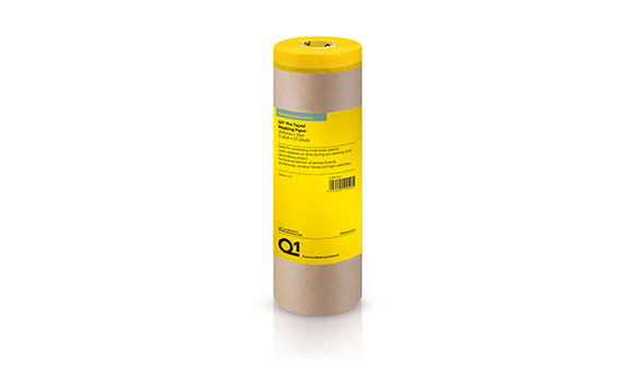 Q1® Pre Taped Masking Paper Single Roll