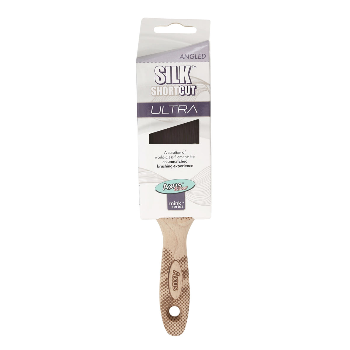Axus Mink Series Silk Shortcut Ultra Angled Brush 2" Ryalls