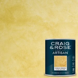 Craig & Rose Artisan Chalk Wash Flax Yellow Effect