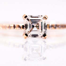 Ashes to Diamonds - Beautiful Golden Ring With A Beautiful Diamond