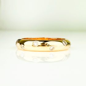 Ashes to Diamonds - Beautiful Golden Ring With Diamonds