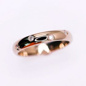 Ashes to Diamonds - Beautiful Golden Ring with Multiple Diamonds