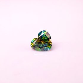 Ashes to Diamonds - Beautiful Green Heart Shaped Diamond