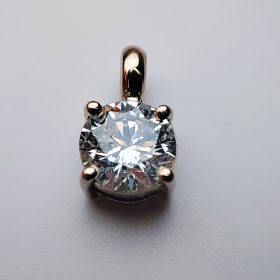 Ashes to Diamonds - Beautiful Pendant - A Colorless Diamond