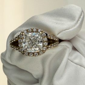 Ashes to Diamonds - Beautiful Silver Diamond Ring