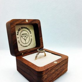 Ashes to Diamonds - Beautiful Silver Ring with a Black Diamond