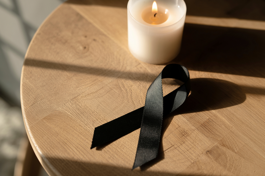 What Does A Black Ribbon Mean - When Someone Dies