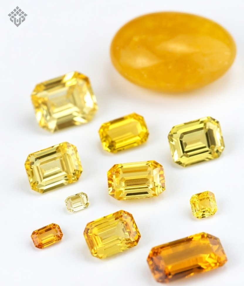 Yellow Gemstones - Different Sizes