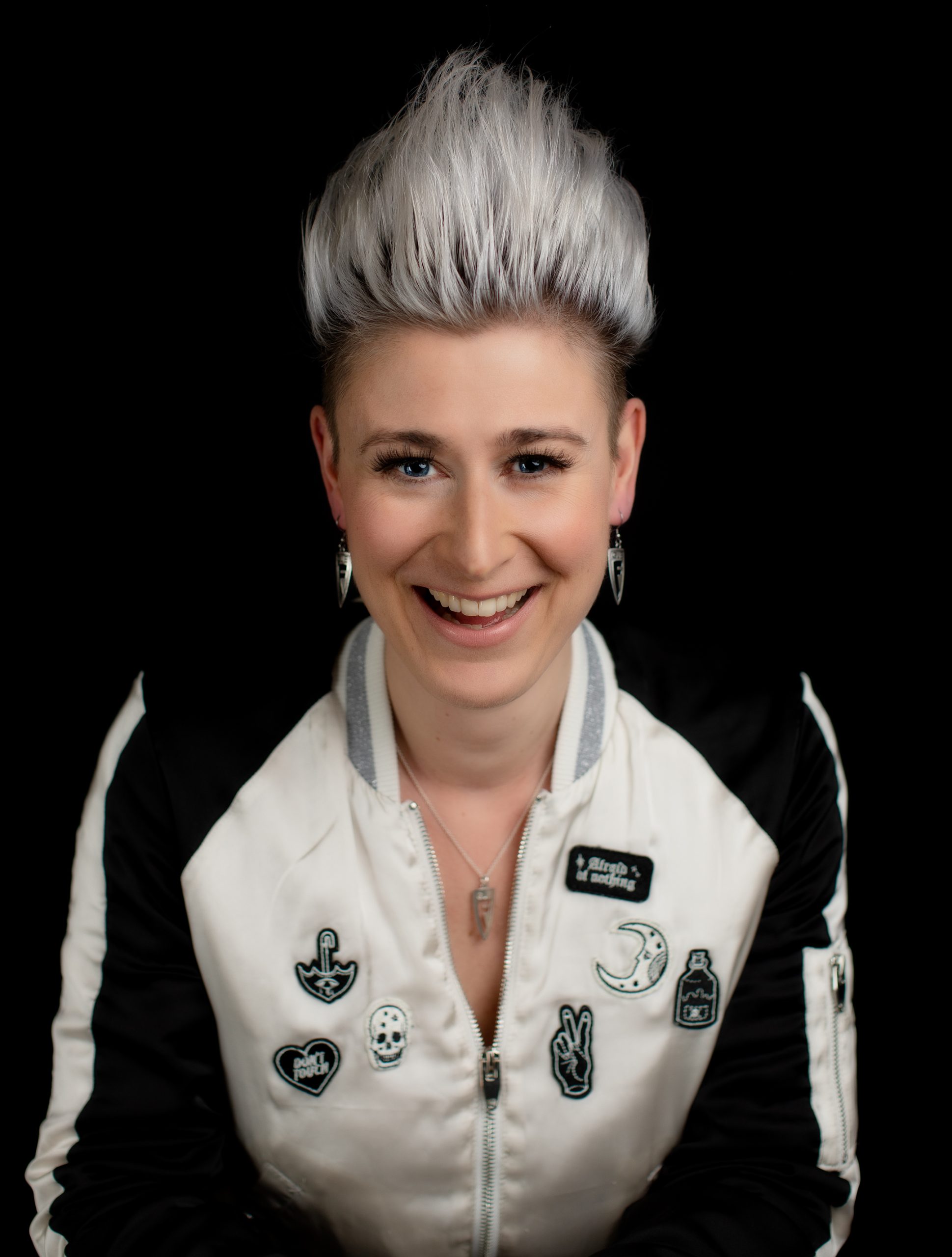 TV presenter and fashion creative Benedikte Saint-Pierre
