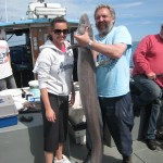Sophies first day fishing and first eel