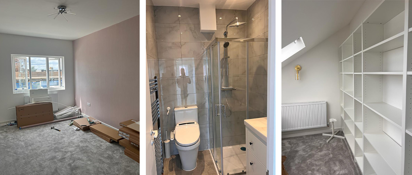 Hip to gable loft conversion