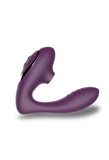 lufttrycksvibrator med dildo lila