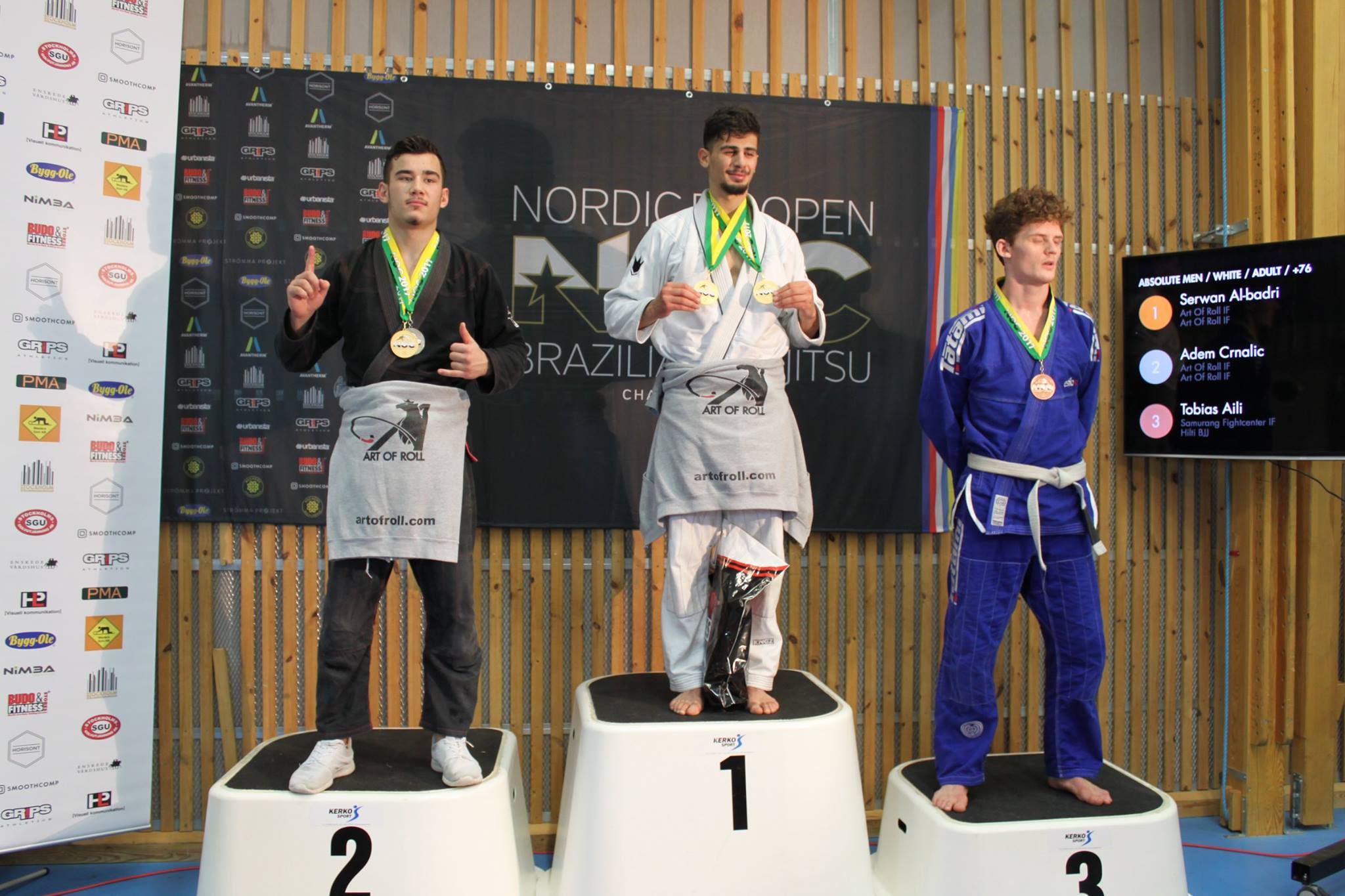 Starka insatser på Nordic BJJ Open Championships Samurang Fightcenter IF