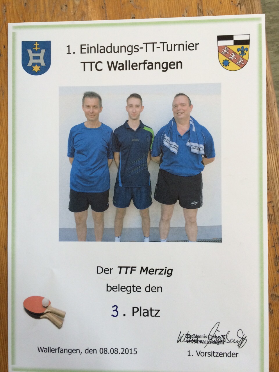 Wallerfangen 2015 Platz3