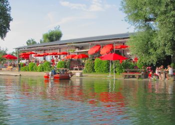 Außenbereich Restaurant am See