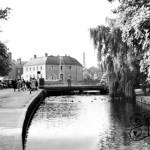 The River Wye and Queen Victoria Road Bridge, 1955