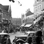 Church Street from the Churchyard, 1955