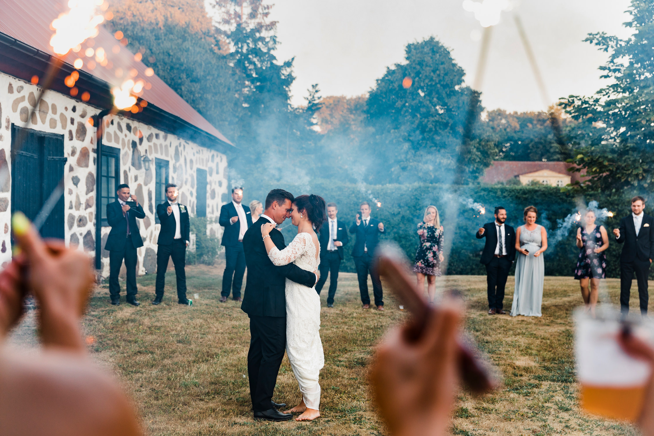Bröllopsfotograf Hedegårdens stenlada – Nadja & Marcus