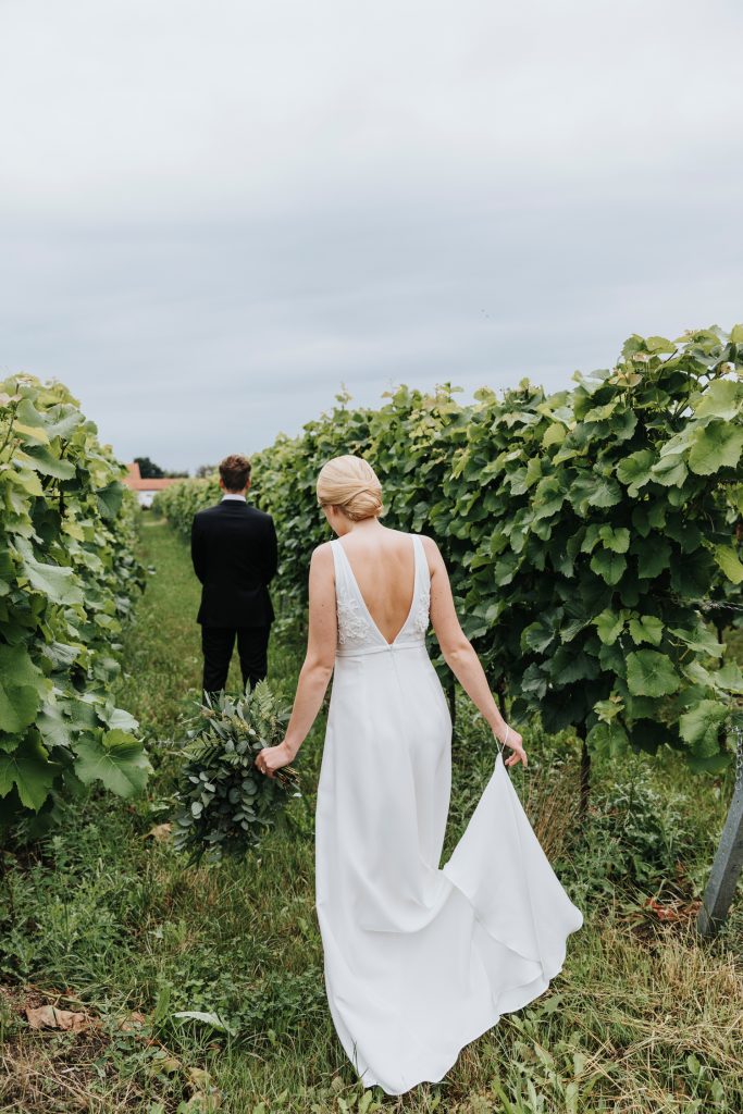 bröllop på vingård