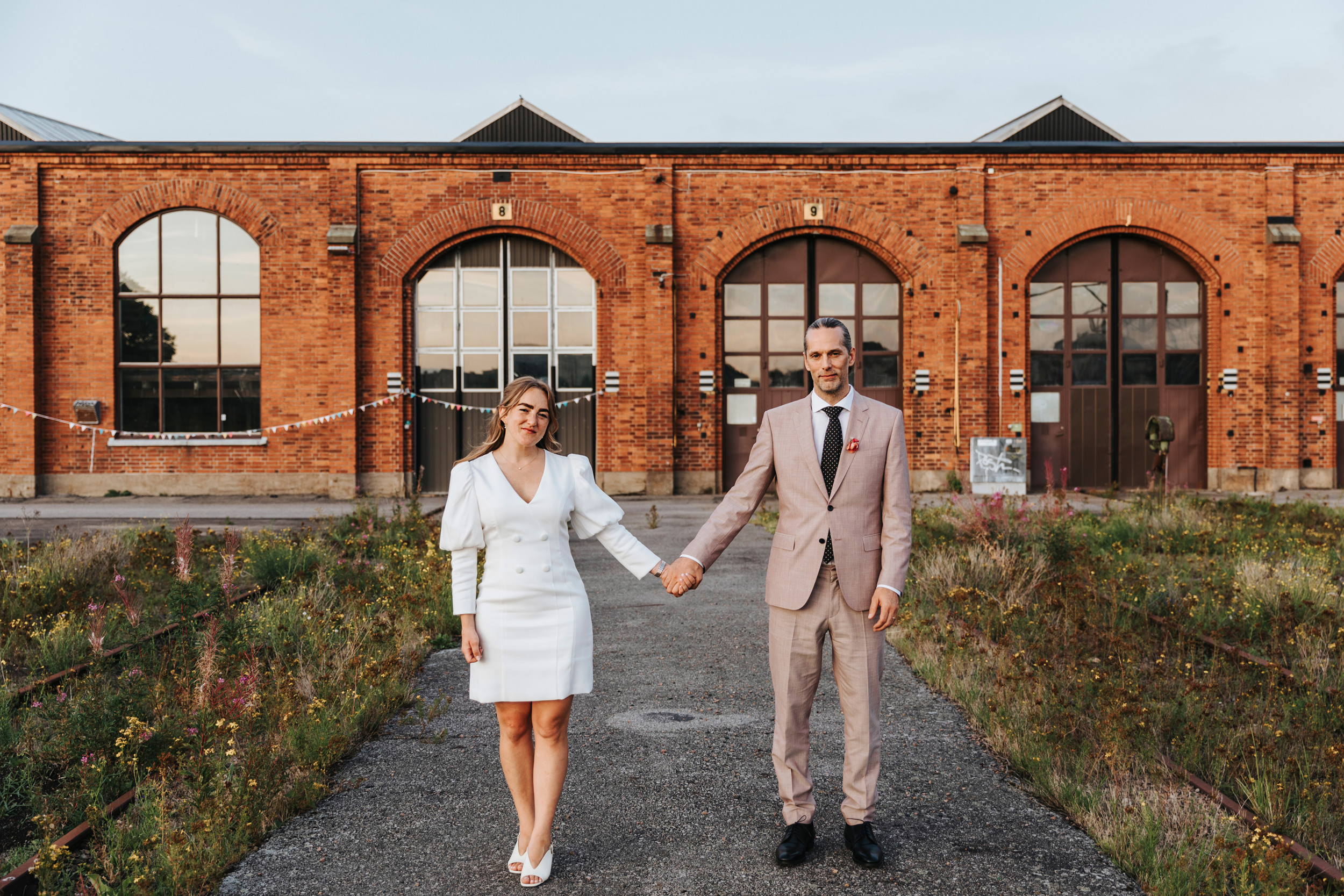 Sandy & Hugo – industriellt bröllop i Malmö